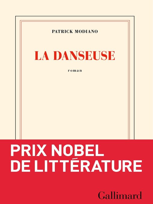 Cover image for La danseuse
